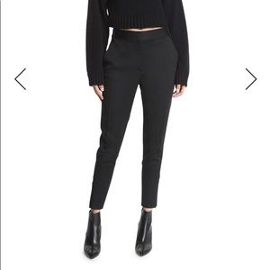 DKNY Cropped Tailored Relaxed Pants/Black